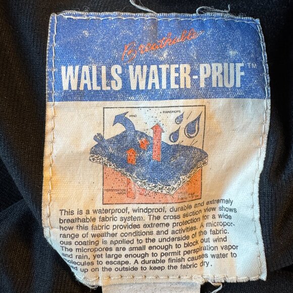 Walls Water Pruf Camo Hunting Pants Mens XL Waist 40-42 Waterproof Lined USA - Picture 5 of 9